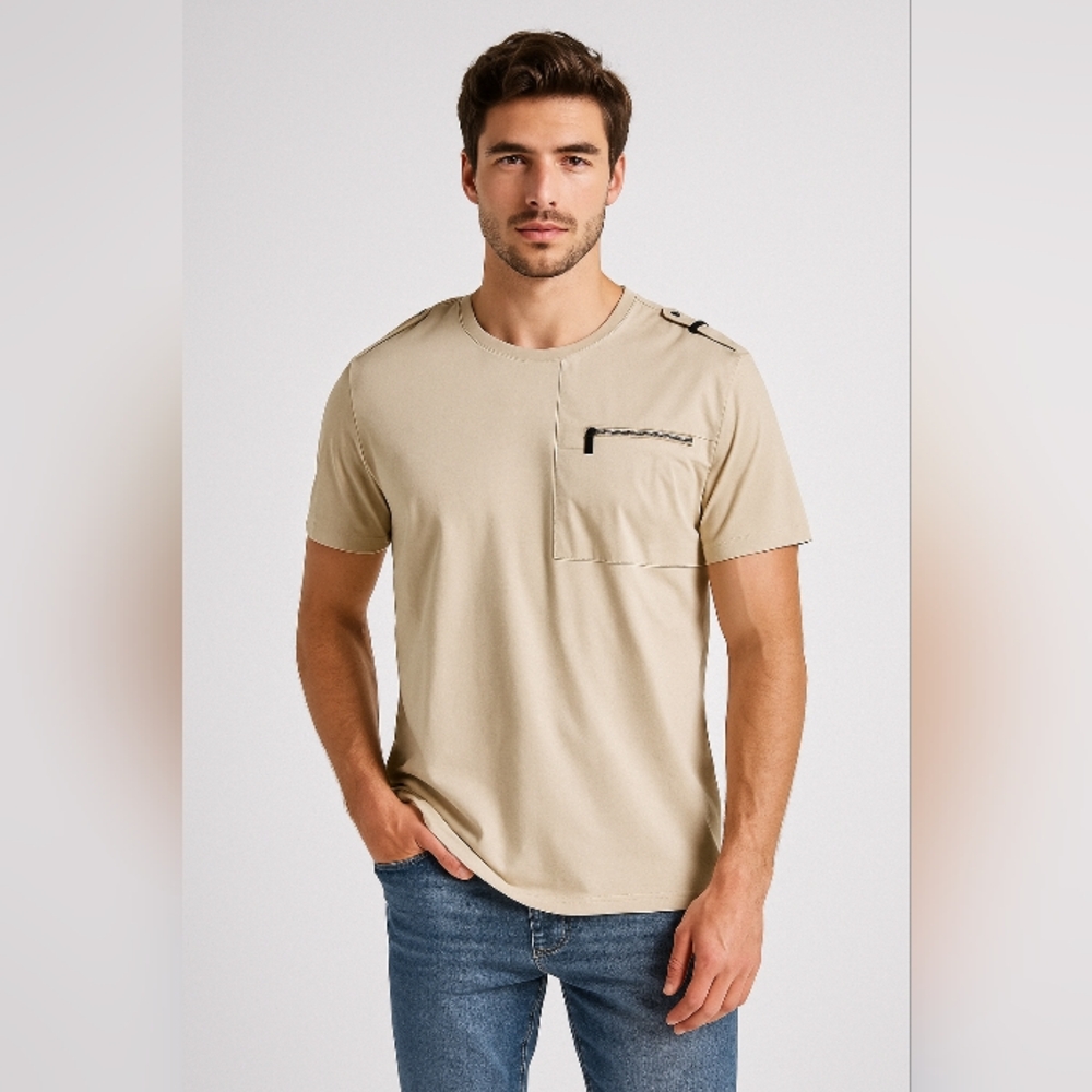 Sean John! Men's Beige T-Shirt